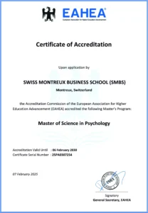 EAHEA Programme Accreditation certificate preview